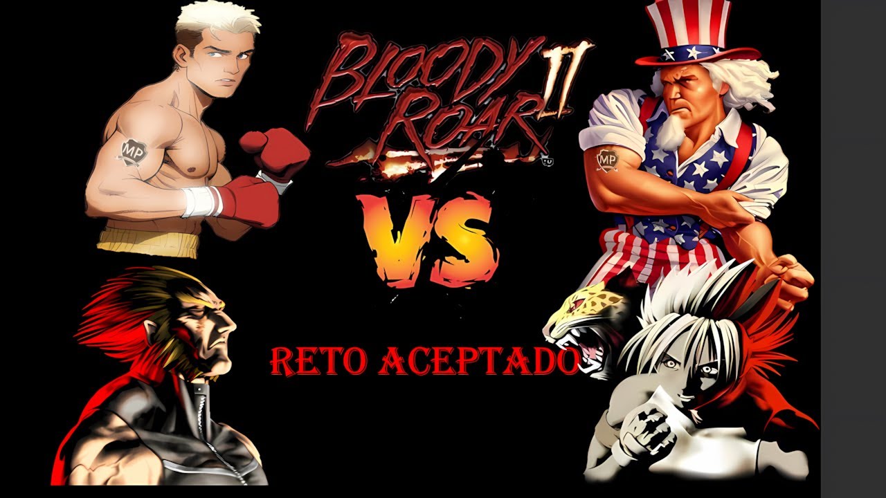 Bloody Roar 2: Bringer of the New Age-ACP Mode-Gameplay-Español-ElMeroPawer Vs Dos contendientes
