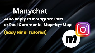 Auto Reply to Instagram Post or Reel Comments with Manychat: Easy Hindi Tutorial (2024)