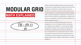 How to Align Modular Grid with Baseline Grid  Formula Explained
