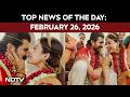Rashmika Vijay Wedding Pics | Rashmika And Vijay Are Now Married | Top News Of The Day: Feb 26, 2026