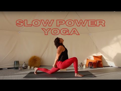 40 MINUTE SLOW POWER YOGA  a mindful whole body flow 