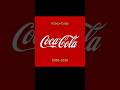 Coca-Cola Logo Evolution 2020-1885 #cocacola #logo #evolution #shorts