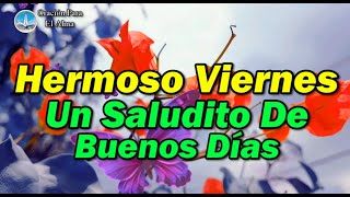 Feliz Viernes Un saludito de buenos días para ti Te deseo un hermoso día