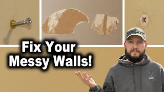How to Touch Up Your Walls | Nail Holes, Ripped Drywall, Cracks, Screw Pops by The Fixer 20,801 views 7 days ago 36 minutes
