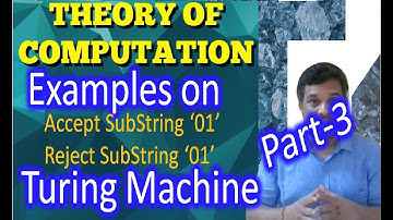 Examples on Turing Machine (Part 3)|| ToC||  Studies Studio