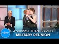 A Surprise Thanksgiving Military Reunion