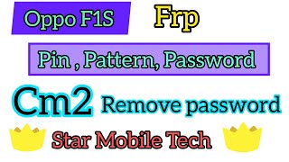Oppo F1s (A1601) Pattern lock FRP Unlock or Google Account Bypass Easy Trick | Cm2 #viralvideo  screenshot 4