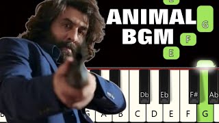 Animal BGM - KILLING JEEJA 🔥 | Piano tutorials | Piano Notes | Piano Online #pianotimepass #animal screenshot 4