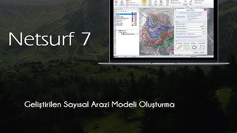 Geliştirilen Sayısal Arazi Modeli Oluşturma | NETSURF 7 YENİLİKLERİ