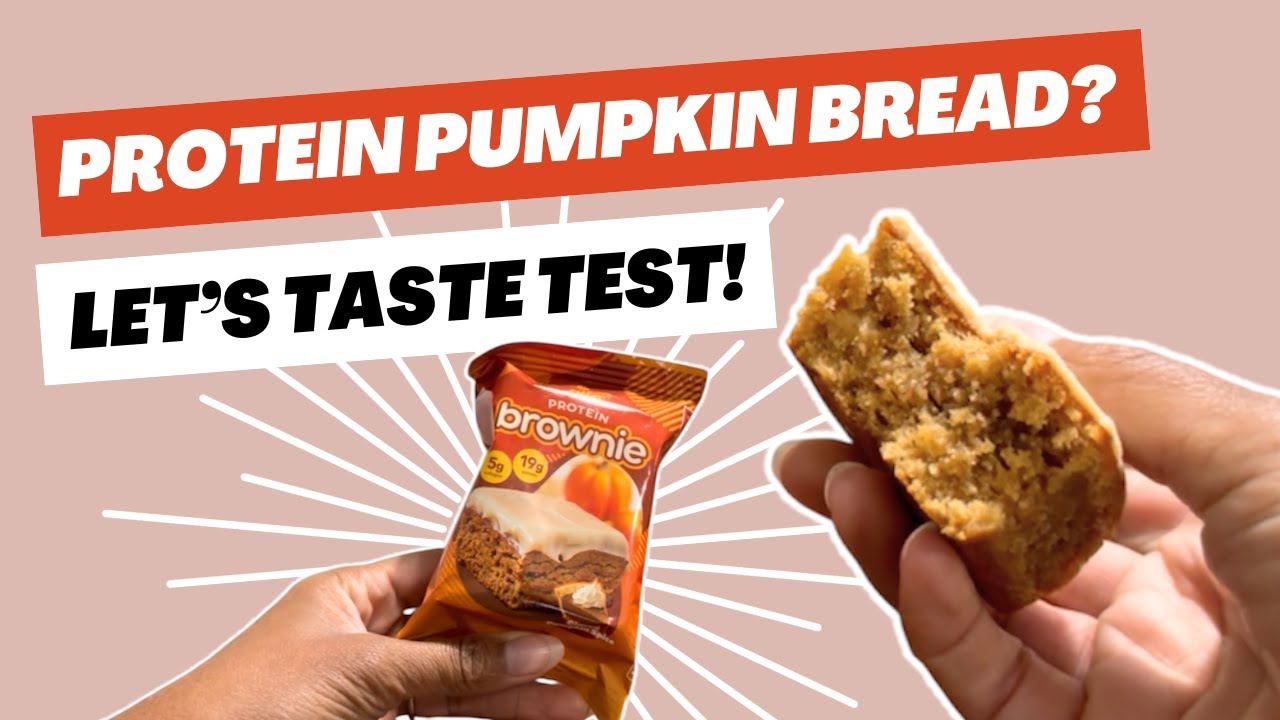 Prime Bites Protein Brownie | Pumpkin Spice Taste Test and Texture ...