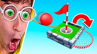 NO ENTIENDO ⛔ HOYO TROLL vs HERMANO 😂⛳! (Golf it Hackeado) - TEKENDO