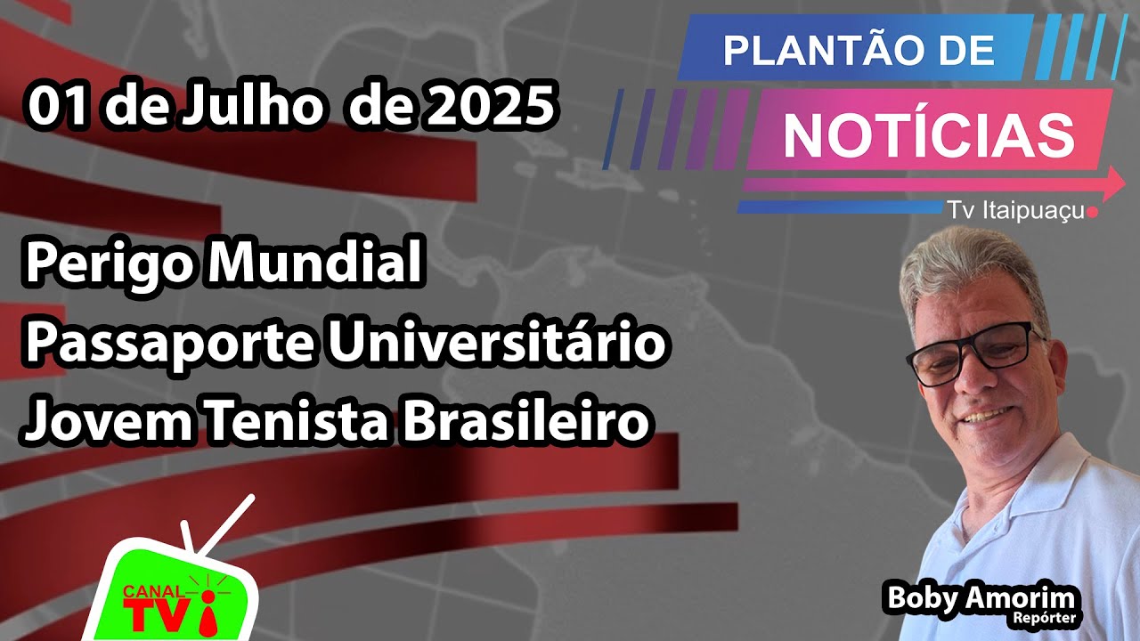 CANAL TVi - Plantão de Notícias ‐ 01 de Julho de 2025