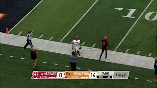 Princeton Takes Close One Over Harvard, 21-14
