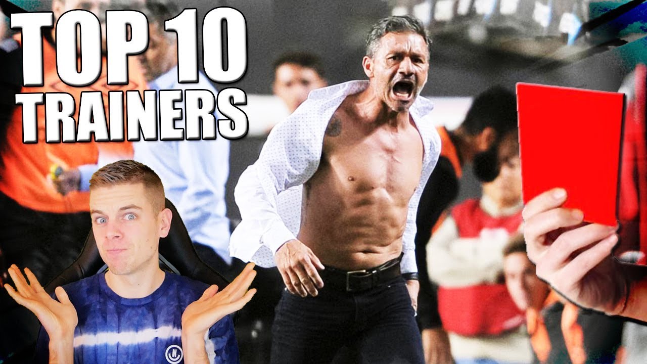 TOP 10 VOETBAL TRAINERS DIE ROOD KRIJGEN!! YouTube