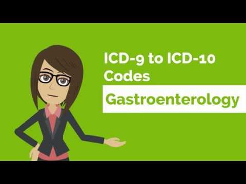 Top 20 Gastroenterology ICD 9 to ICD 10 Codes