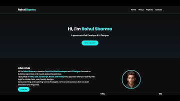 Portfolio Website using HTML CSS JavaScript | Responsive Web Design