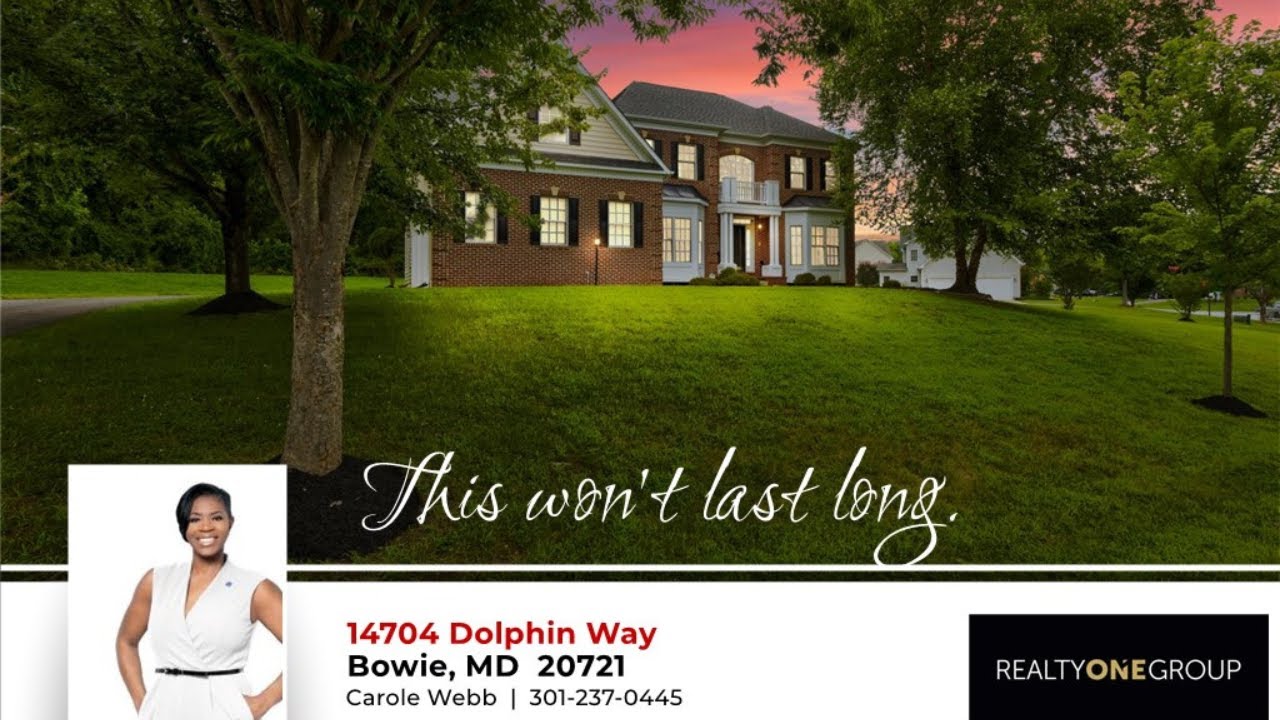 New Estate Listing Woodmore Estates. Bowie, Maryland A Reason To