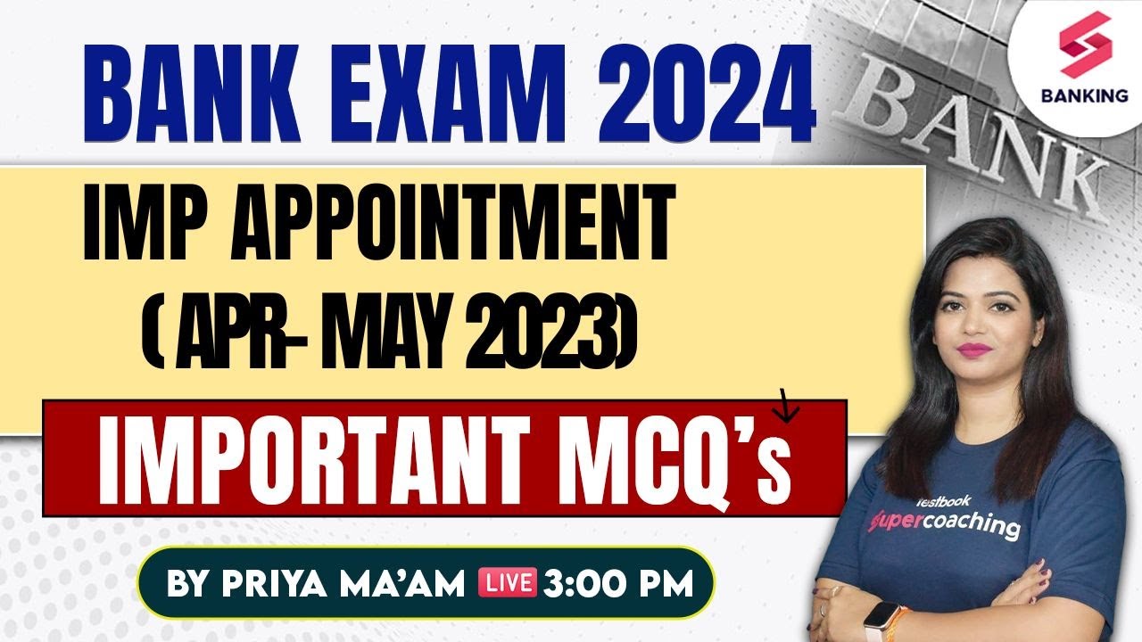 Appointments APR MAY 2024 2024 Current Affairs Current Who is Who in India 2024 By Priya Ma