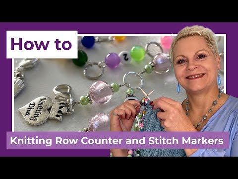 DIY Knitting Row Counter and Stitch Marker 