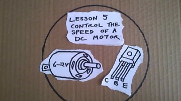 Lesson 6  - DC Motor Speed - Arduino a Quick Start Guide
