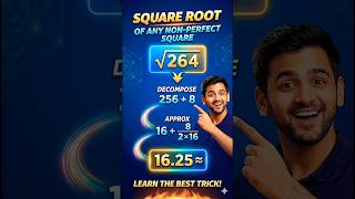 Square Root Unique Trick 🤯 | Fastest Maths Shortcut 🔥#mathtricks #shorts #viral #squareroottrick