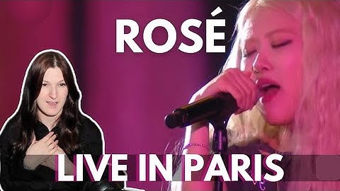 Rosé "Stay a Little Longer" ft. Lang Lang, "Toxic Till the End", & "Apt." LIVE | FIRST TIME REACTION