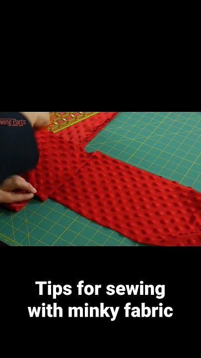 Sewing with minky fabric! #sewing #babyblanket #howtosew #beginnersewing #learntosew #fabric #sew