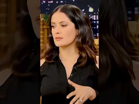 Salma Hayek confronted her husband's cell phone, the app#celebrity #funny