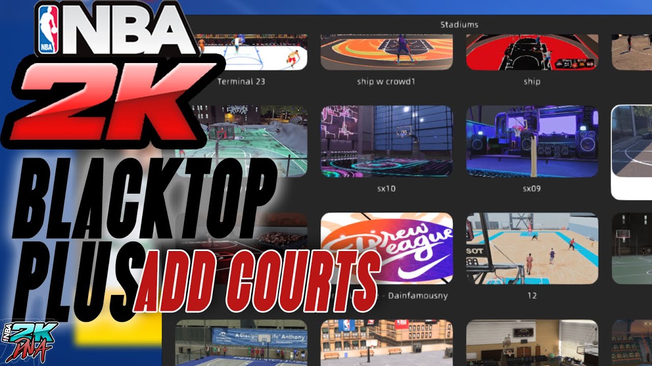 NBA 2K21 Default Practice Gym as Blacktop Court by dbphotoinc