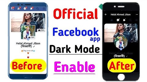 Officially Facebook app Dark Mode Enable With Proof