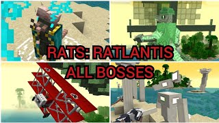 Minecraft Rats: Ratlantis All Bosses ( 1.16.4 Mod )