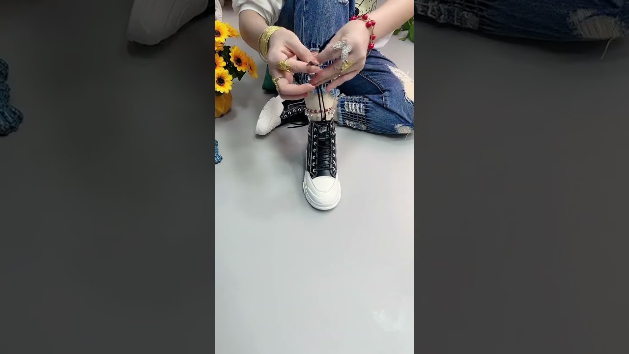 Respect to your sharing the knowledge tie shoes   DIY tie your shoes  