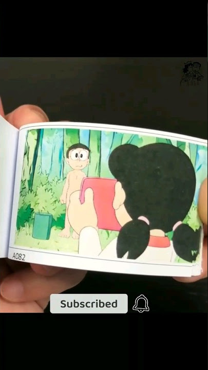 NOTY SHIZUKA 😏 SHE DOES LOVE HIM | DOREMON FLIPBOOK #shorts #doraemon