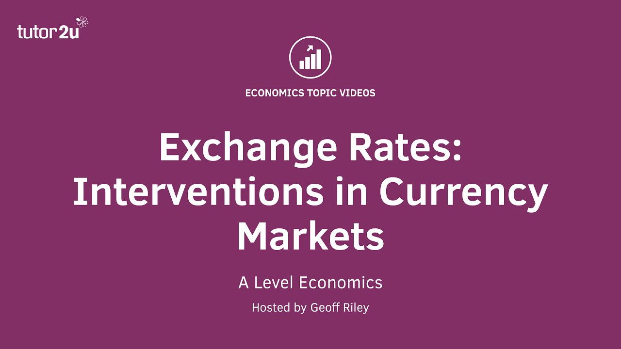 Exchange Rates: Interventions in Currency Markets