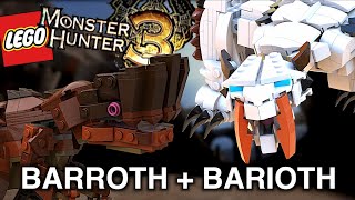 Lets Build Monsters! - (15) Barroth + Barioth /  Boruborosu ボルボロス + Beriorosu ベリオロス