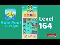 Hole Pool All People Level 164 Walkthrough 🎯 | Color Match Puzzle Gameplay | Mini Boss