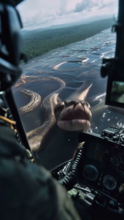 🚁🐍 LOST IN THE AMAZON: TERRIFYING TITANOBOA ATTACK 🌳 #Titanoboa #AmazonMystery #monster