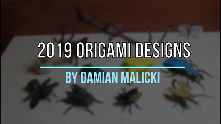 2019 Origami Designs by DAMIAN MALICKI - My Person...