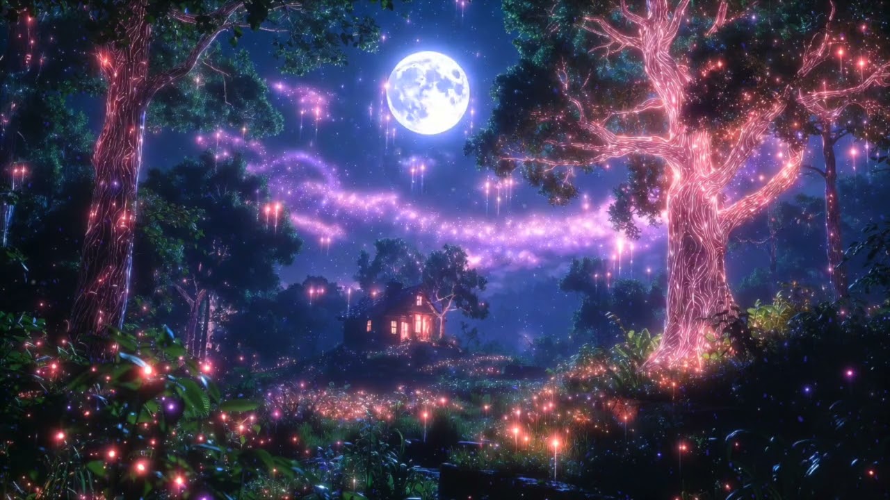 Fall Into Deep Sleep in a Mystical Forest Getaway ✧ Peaceful Healing Sleep