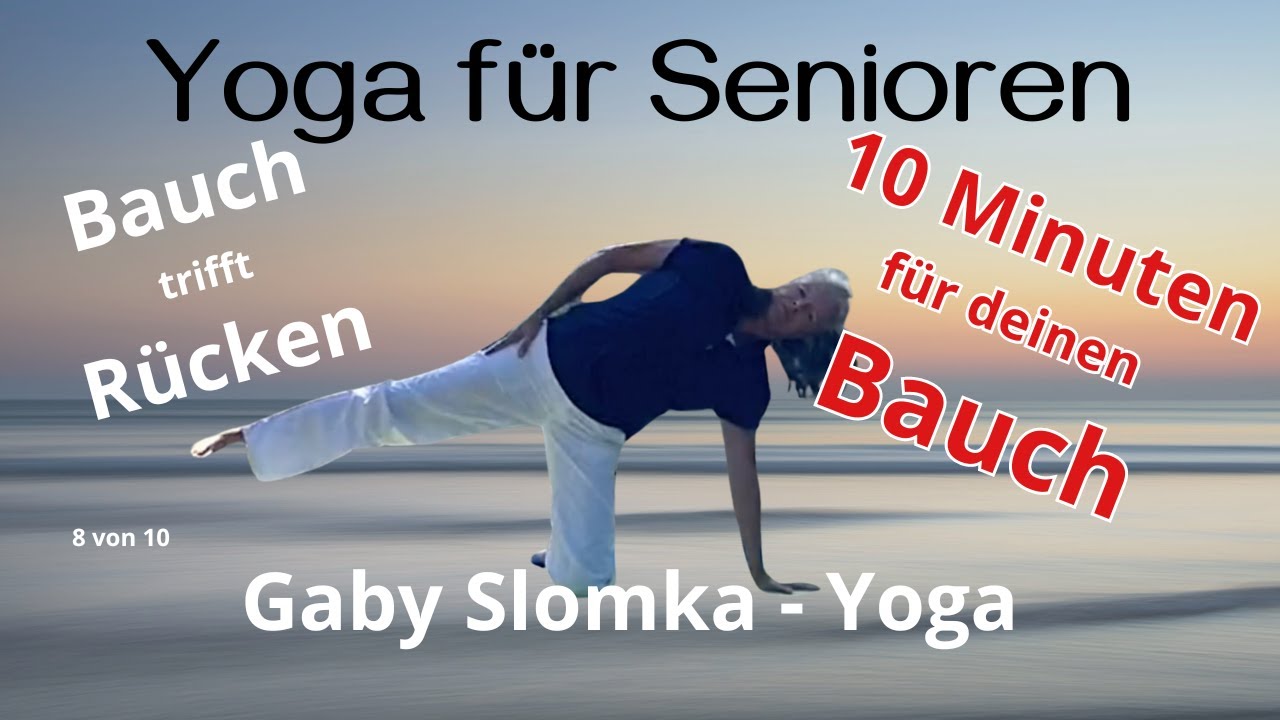 10 Minuten für deinen Bauch | heute 8 von 10 | tut auch dem Rücken gut | Gaby Slomka Yoga