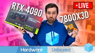 Live: AMD 7800X3D & RTX 4090, Crazy Fast Gaming PC Build