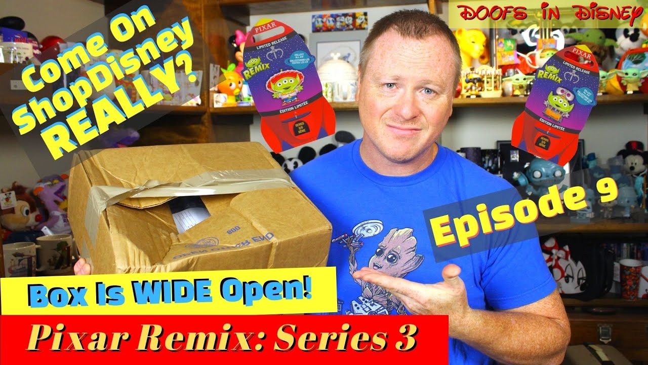 Opening Pixar Remix Series 3 Pins | ShopDisney FAIL | Came in an OPEN BOX!