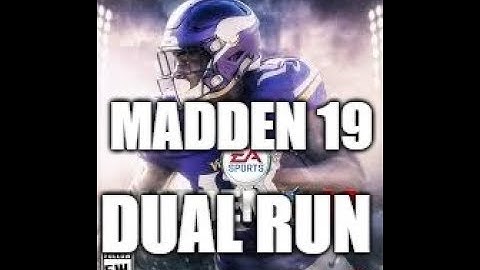 Madden 19 Glitches Cheats and Tips - Dual Run -  Strong Formation