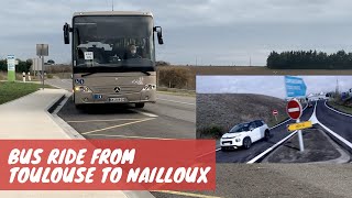 Bus Drive From Toulouse To Village De Marques To Nailloux