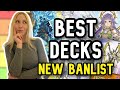 Yugioh best meta decks tier list post banlist january 2024 format