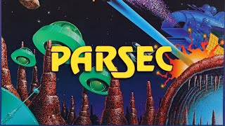 Parsec TI-99 vintage advertising poster 👾 (the game as we imagined it)