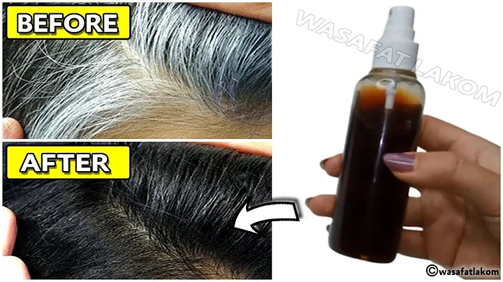 with only 3 ingredients, remove your gray hair per...