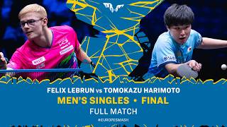 FULL MATCH | Felix Lebrun vs Tomokazu Harimoto | MS Final | #EuropeSmash 2026 screenshot 5