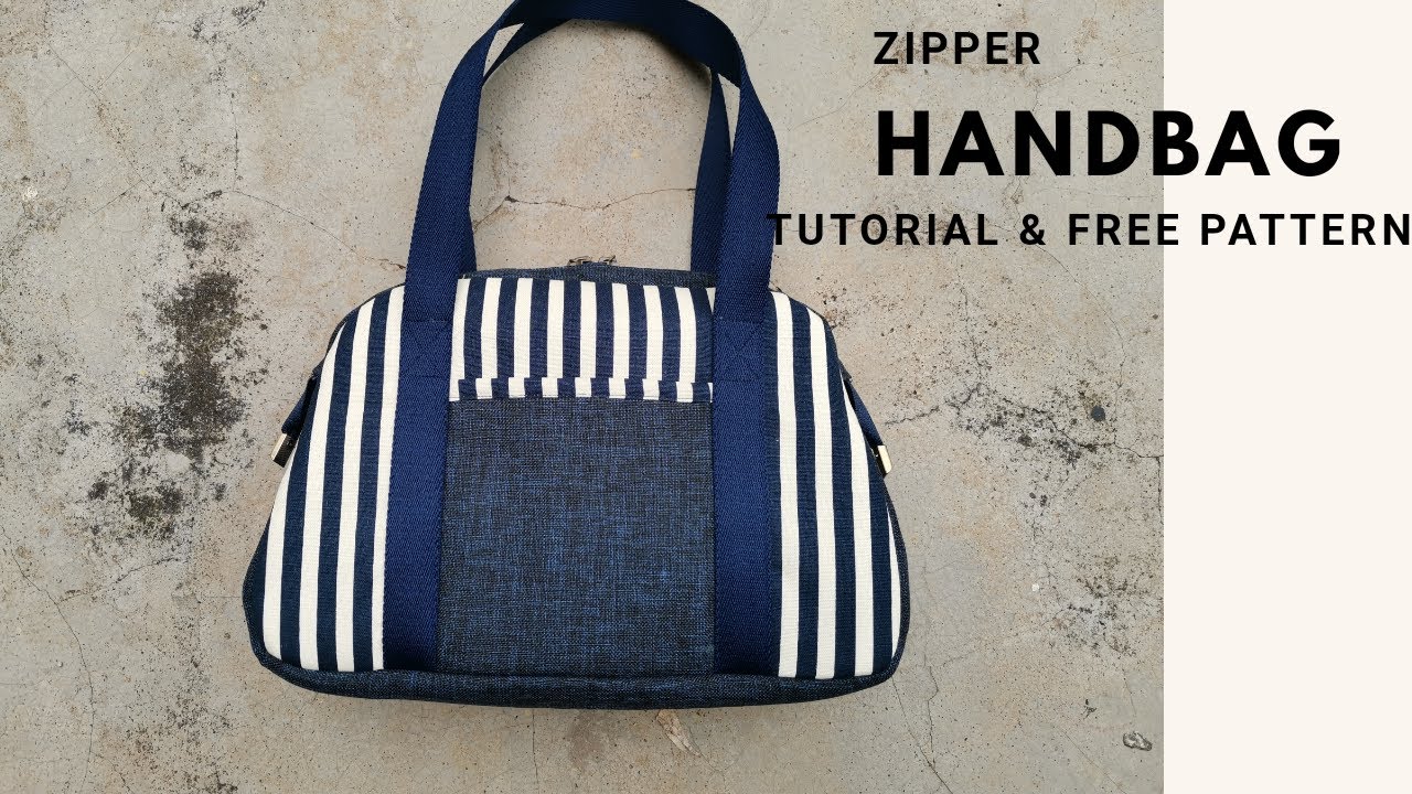 How To Make Zipper Handbag  Cara  Membuat  Zipper Handbag  