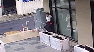 Arrest of the Month: Sneaky Trespasser Slides Through Construction Fencing in Broad Daylight